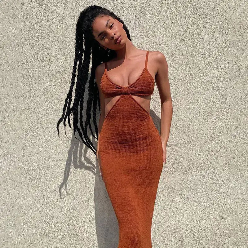 Elegant Hollow Sundress