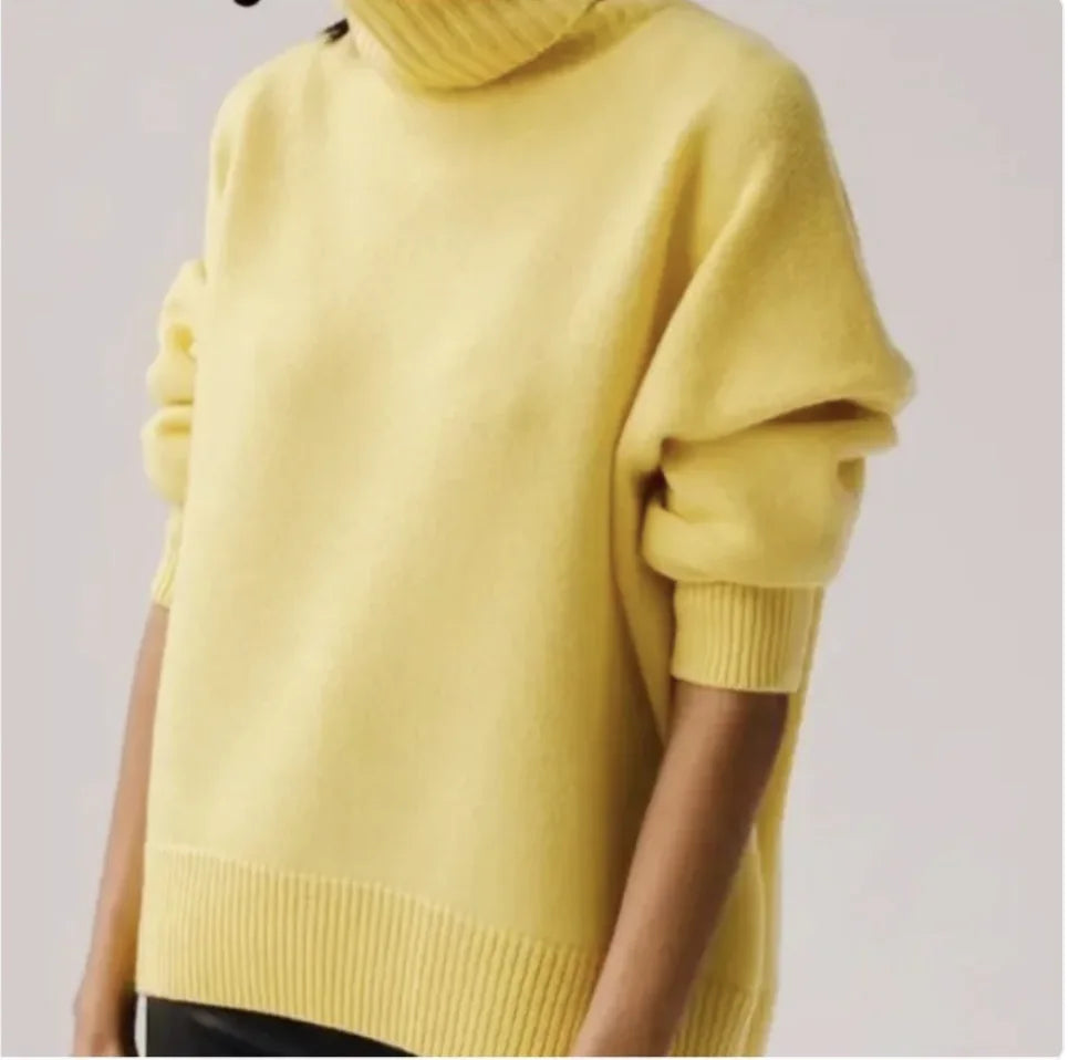 Cozy Long-Sleeve Pullover Sweater