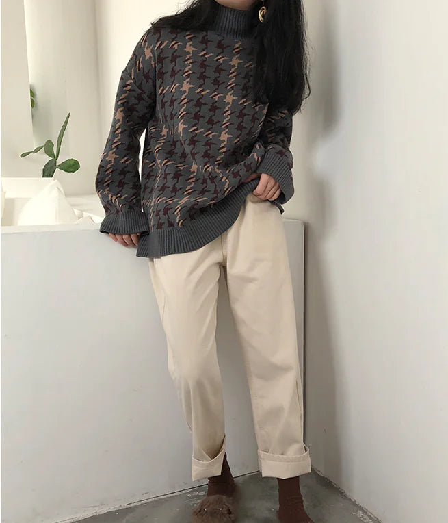 Vintage Colorblock Sweater