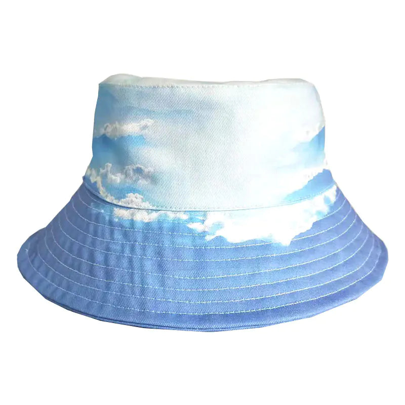 Versatile Printed Sunshade Hat