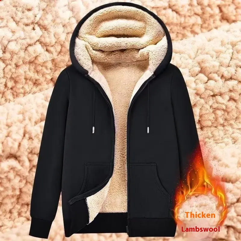 Lamb Wool Zipper Sweater