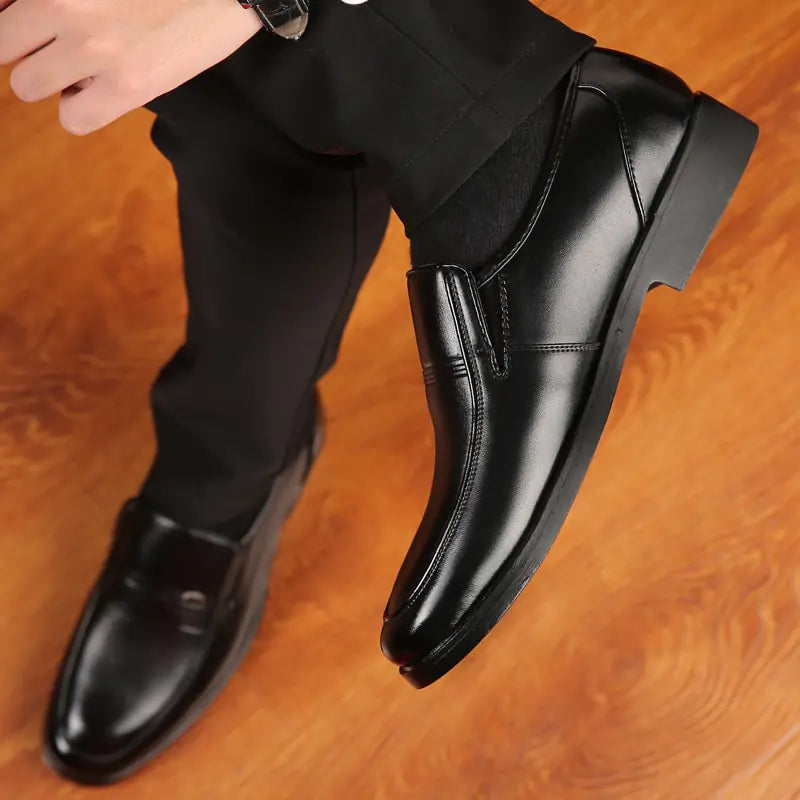 Black Leather Formal Shoes