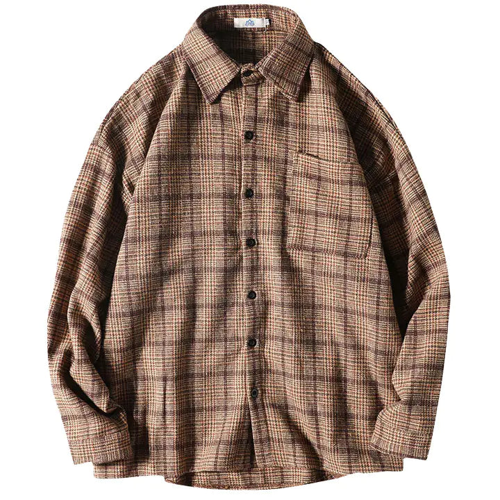 Vintage Plaid Wool Jacket