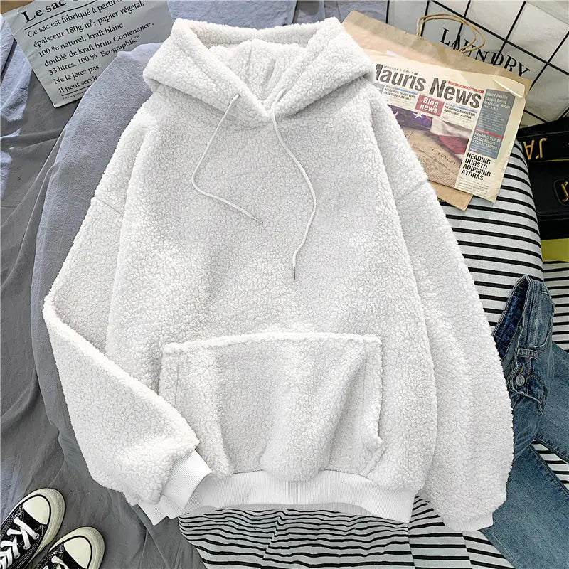 Hooded Sweater Lamb Wool