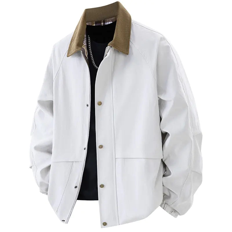 Plus-Size Lapel Jacket