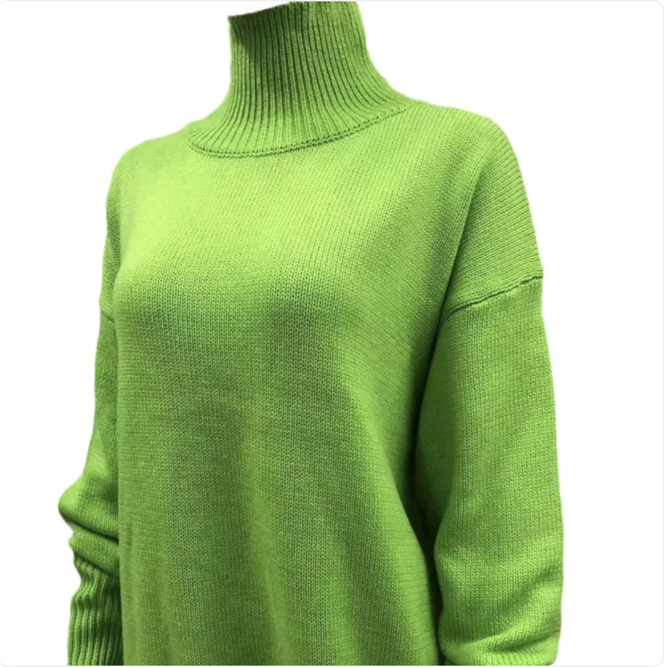 Cozy Long-Sleeve Pullover Sweater