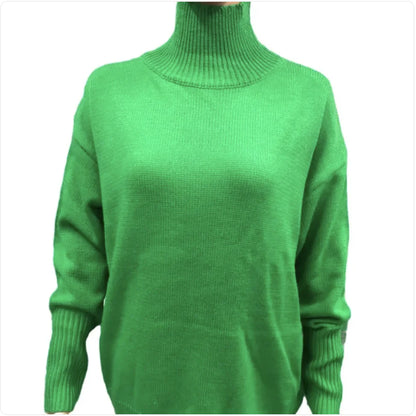 Cozy Long-Sleeve Pullover Sweater