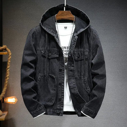 Hooded Denim Jacket