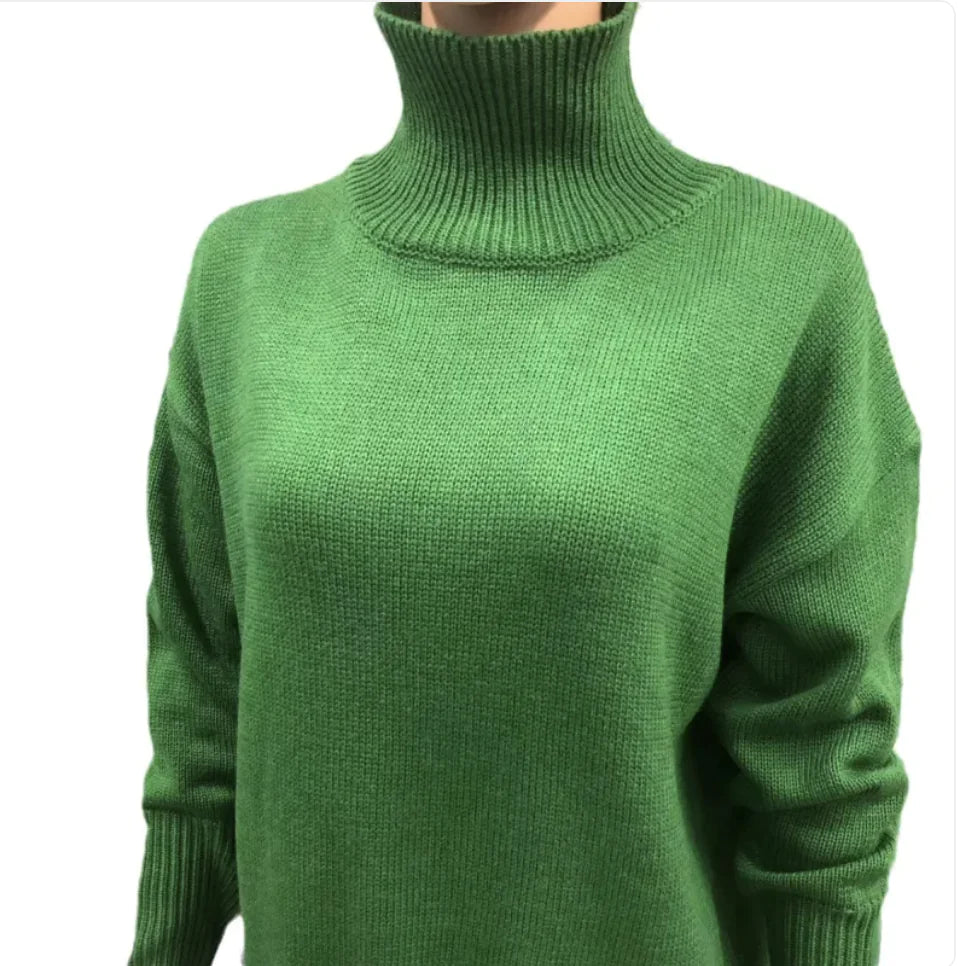 Cozy Long-Sleeve Pullover Sweater