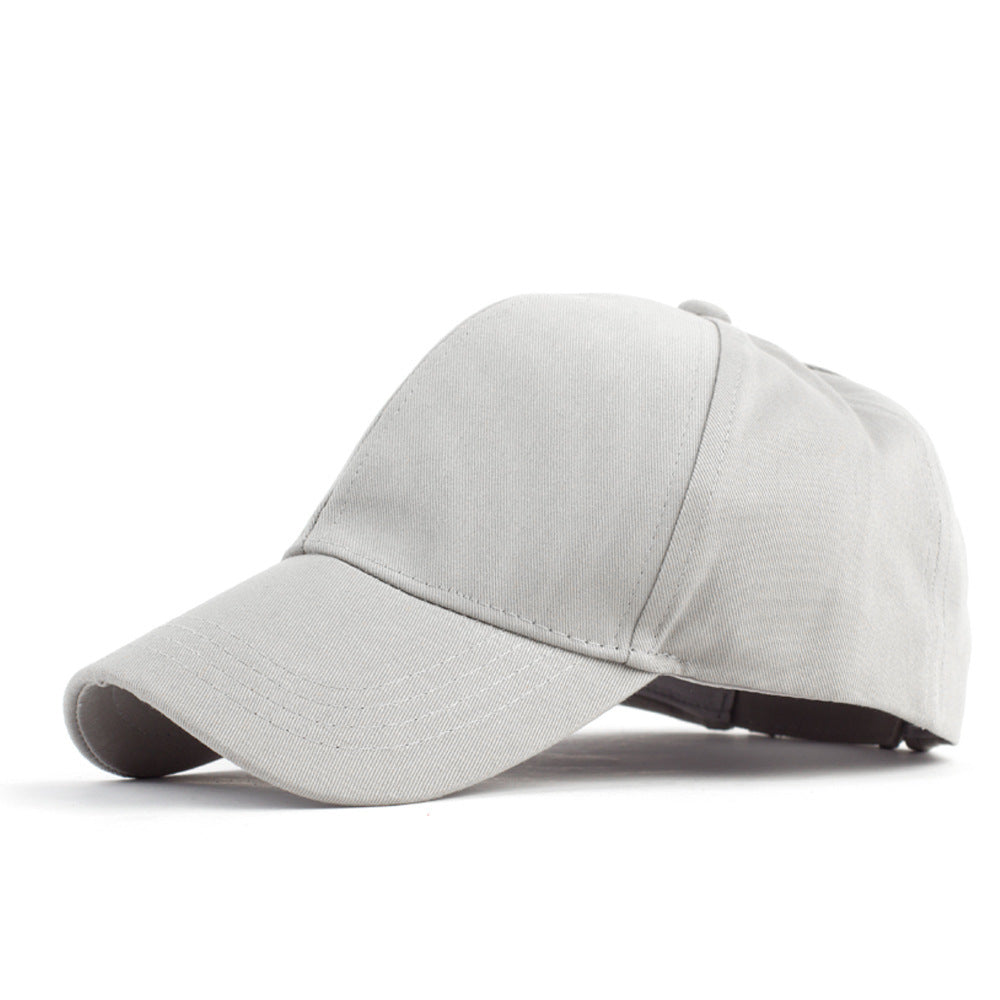 Cotton Ponytail Baseball Cap