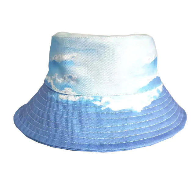 Versatile Printed Sunshade Hat
