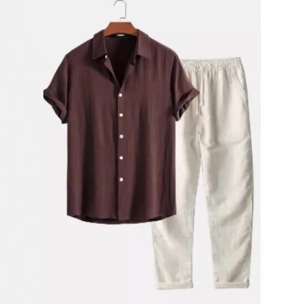 Casual Short Sleeve Set