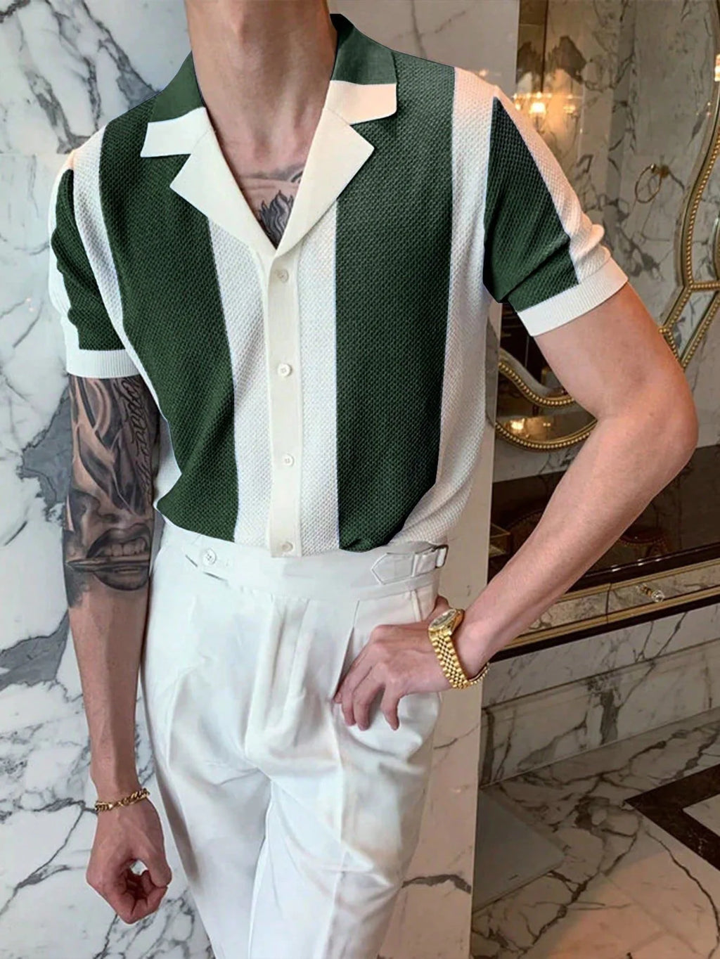 Shirt Collar Sweater