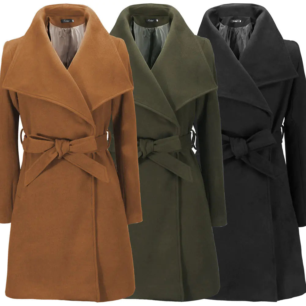 Mid-Length Wool Coat