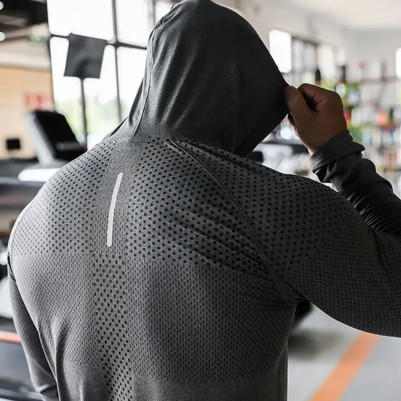 Mens Fitness Running Sport Hoodie