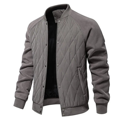 Mens Patchwork Thick Jacket