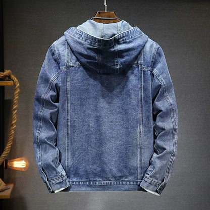 Hooded Denim Jacket