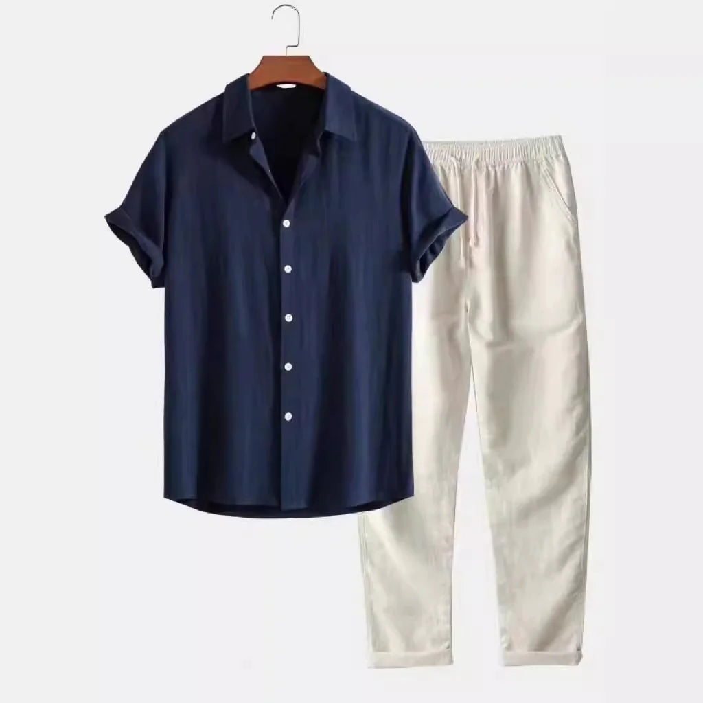 Casual Short Sleeve Set