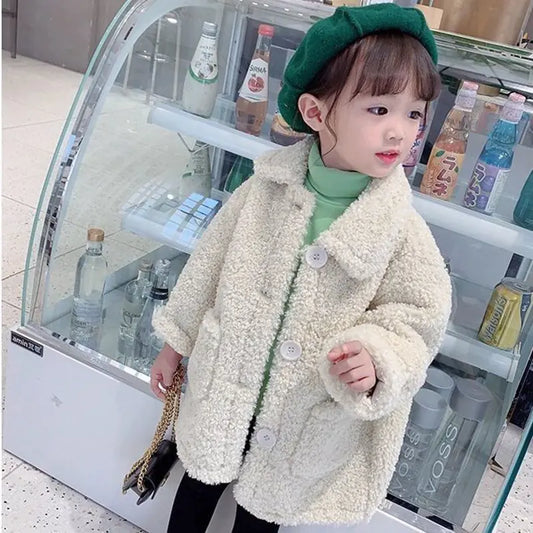 Thick Mid-length Wool Coat