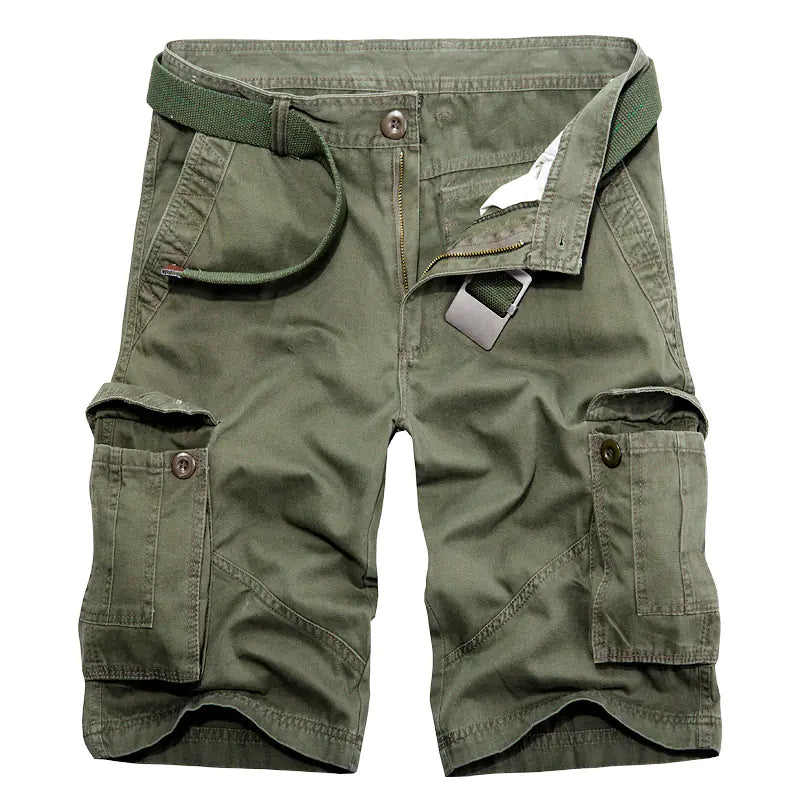 Multi Pocket Cargo Shorts