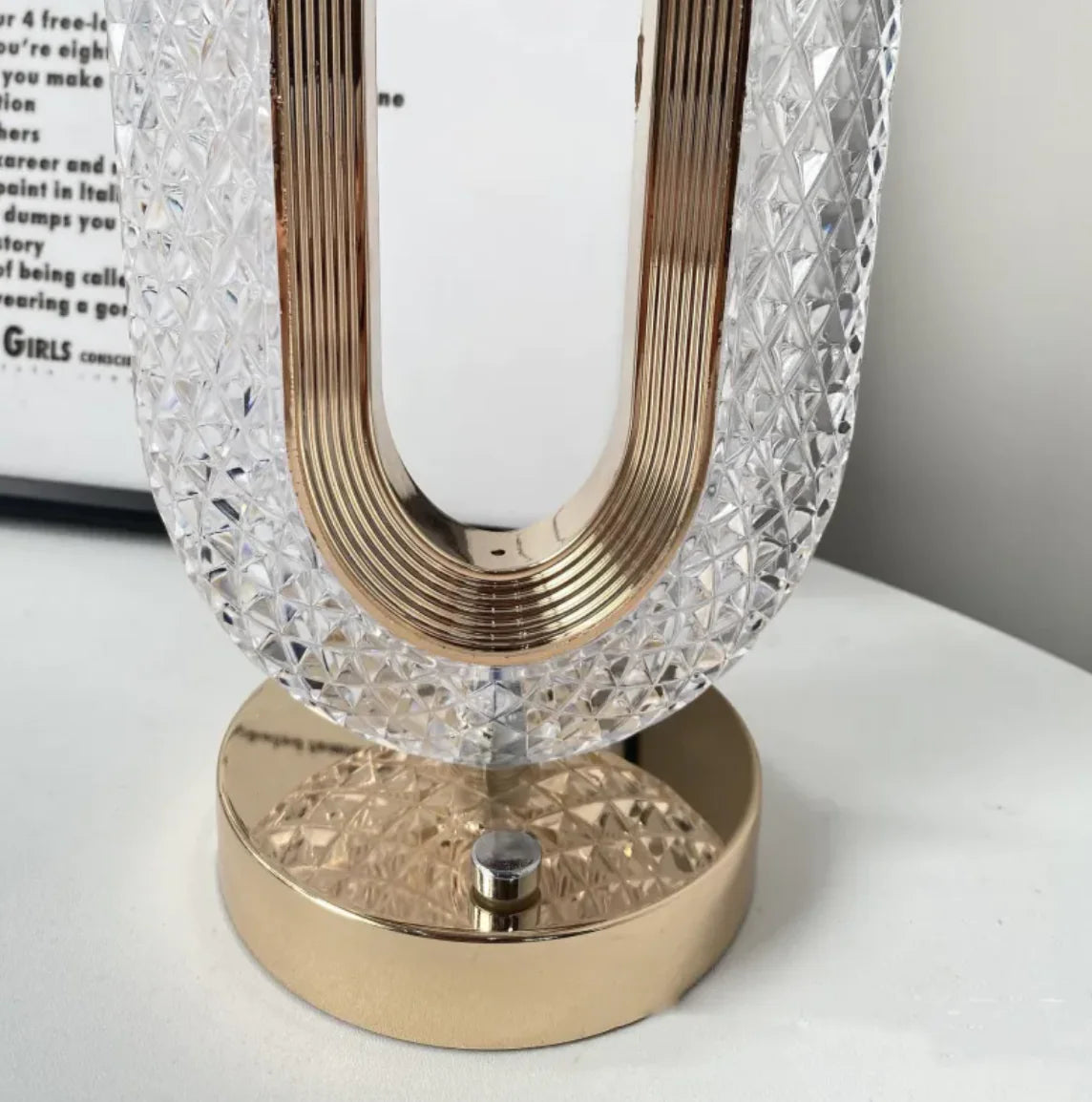 Crystal Touch Desk Lamp – Light Luxury Home Decor