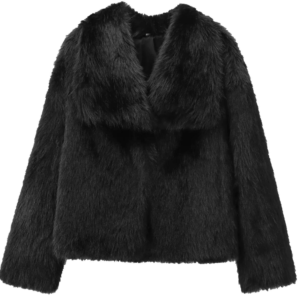 French-Style Faux Fur Coat