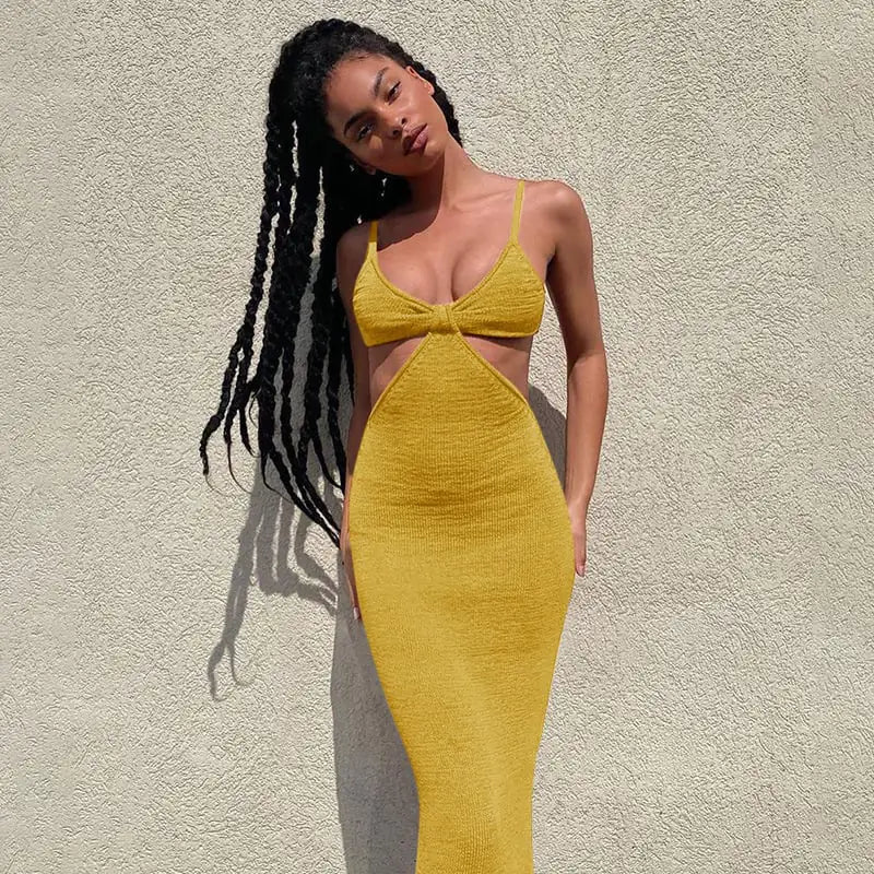 Elegant Hollow Sundress