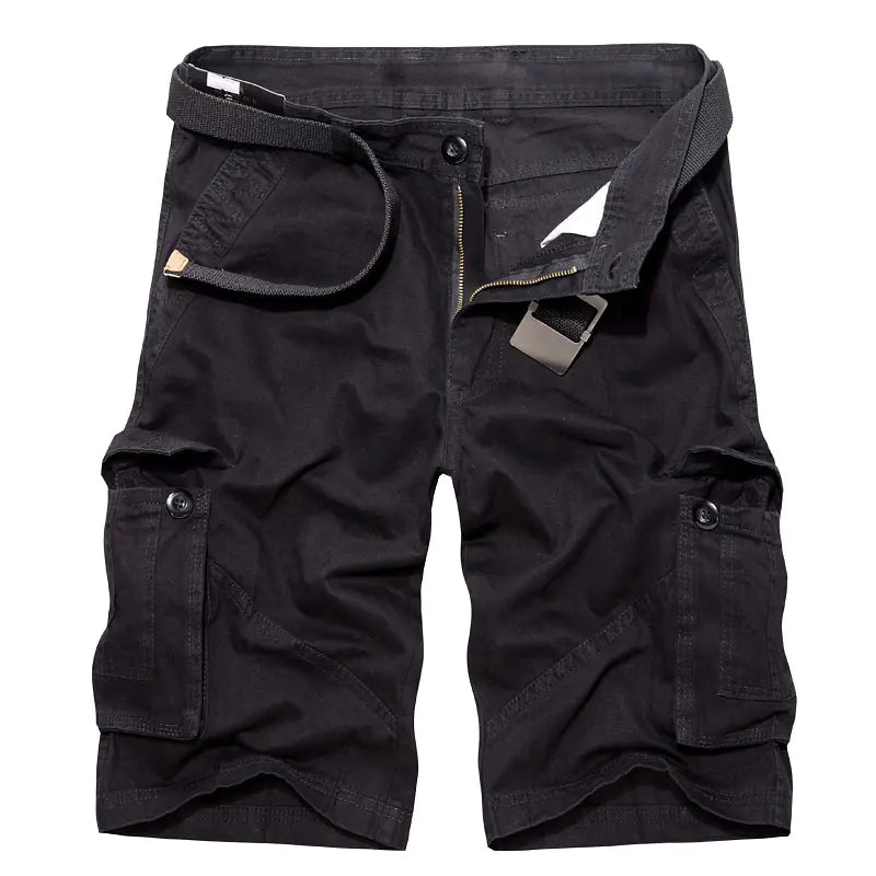 Multi Pocket Cargo Shorts