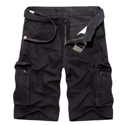 Multi Pocket Cargo Shorts