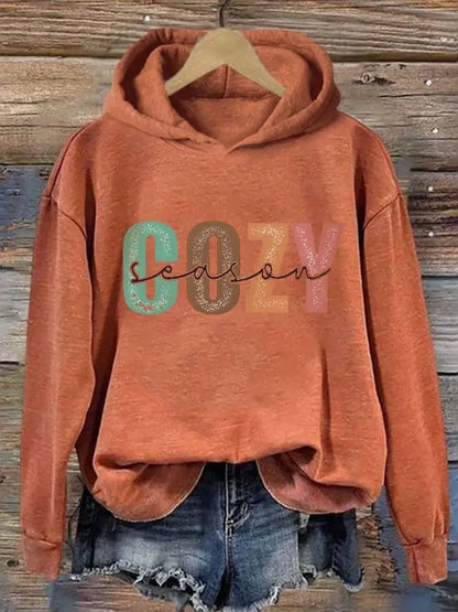 Autumn Digital Print Pullover