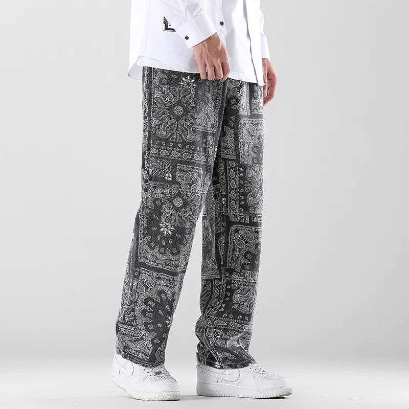 Printed Loose Pants