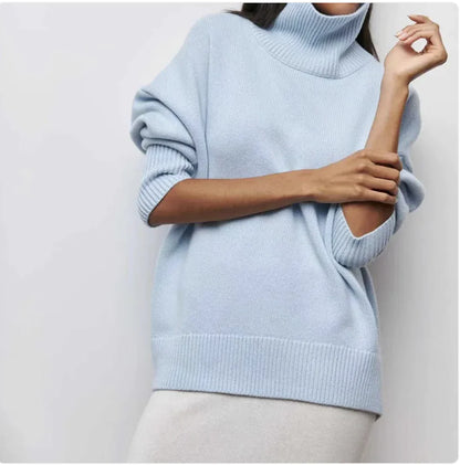 Cozy Long-Sleeve Pullover Sweater