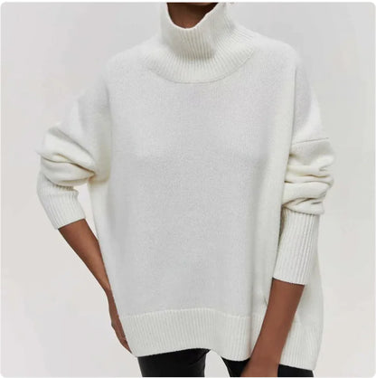 Cozy Long-Sleeve Pullover Sweater