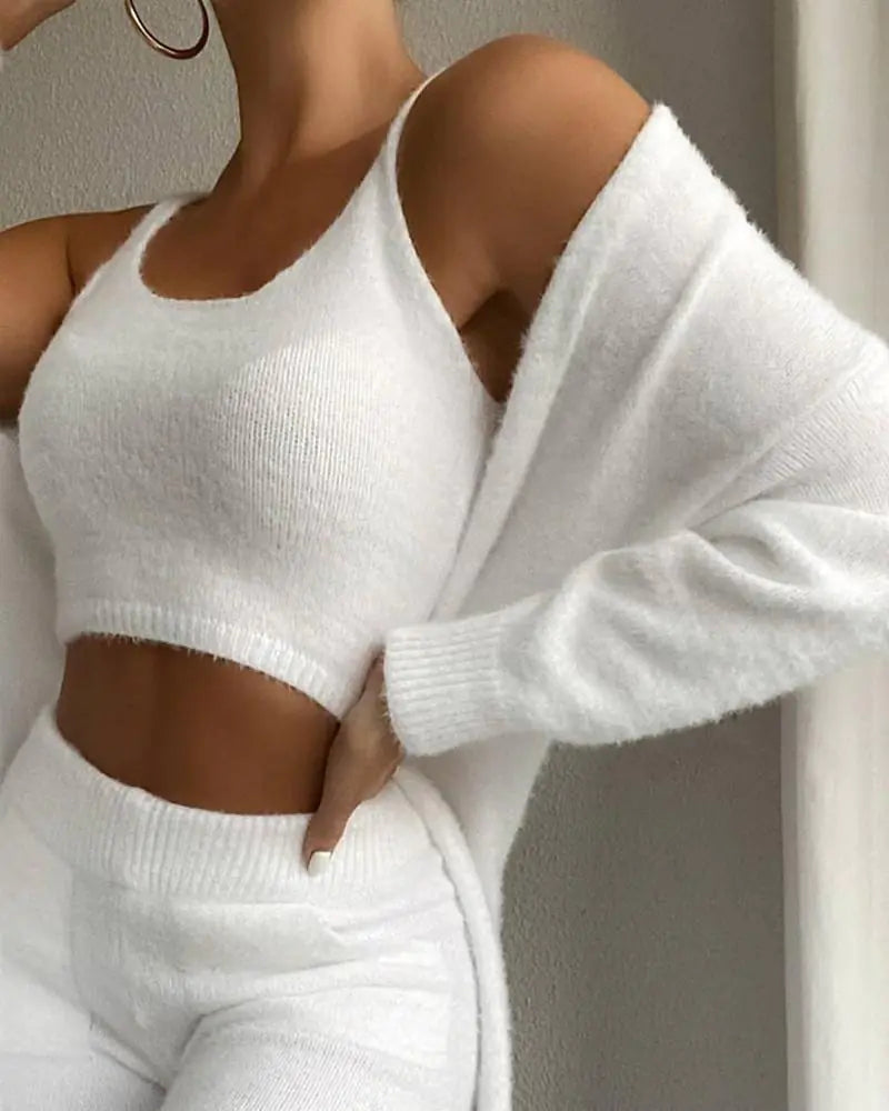 3 Pcs Warm Pants Suit