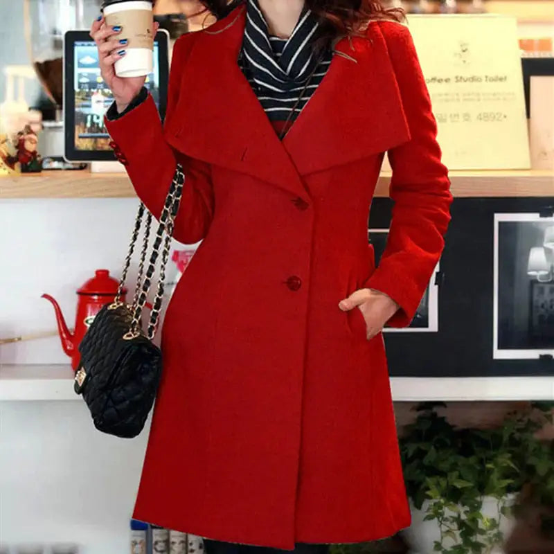 Winter Cashmere Long Women's Coat