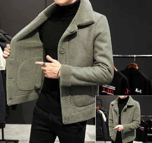Button Closure Reversible Jacket