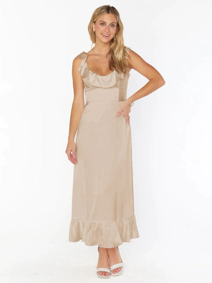 Lace Up Dress