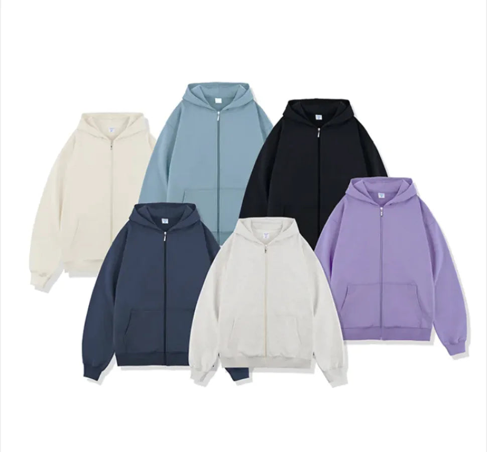 Hooded Zipper Sweater