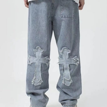 Men Streetwear Baggy Jeans