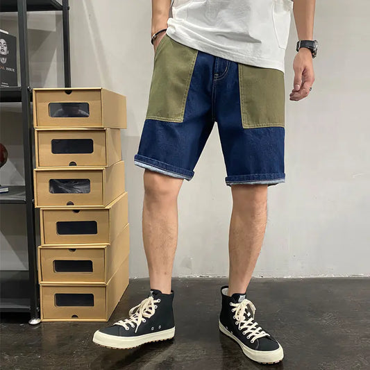 Denim Casual Street Shorts